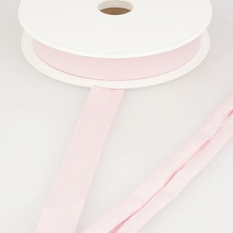Biais jersey viscose stretch 20mm baby pink