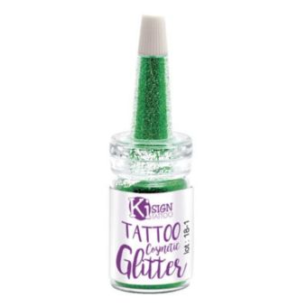 Ki-Sign - Paillettes pour la peau Vert Flacon 7 ml