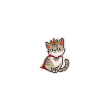 Ecusson thermocollant animaux super héros 4cm x 4,8cm chat