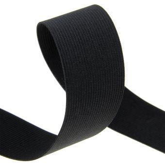 Élastique maille pour ceinture 40mm noir