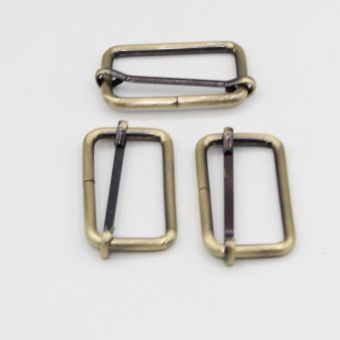 Lot de 5 rectangles avec barre pour sac or vielli - 30 mm