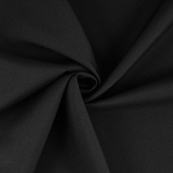 Tissu Burlington noir grande largeur