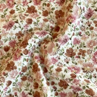 Maille polyester Larissa fleuri - Atelier VingtSept