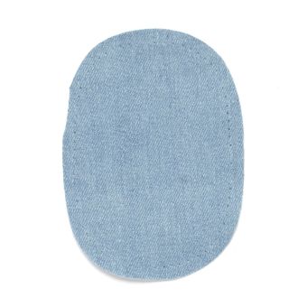 Renforts thermocollants en jeans - Bleu Clair