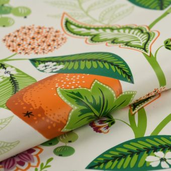 Tissu toile cirée Algarve fruit multicolore