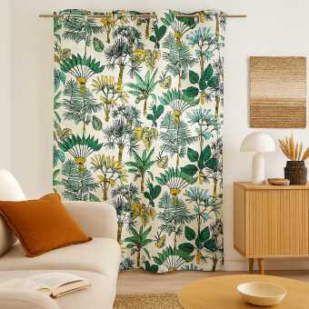 Rideau palmeraie 140x250cm