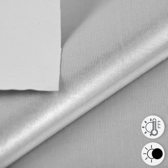 Tissu doublure occultant et thermique biwell