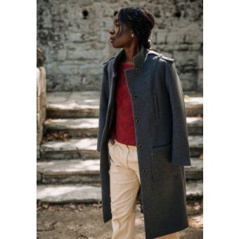 Patron couture manteau Tigris du 34 au 52 - Maison Fauve