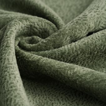 Tissu velours Astra vert qualité siège