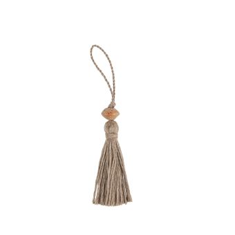Pompons boule sejnane beige 