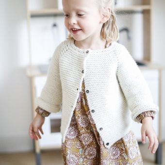 Patron enfant Le Cardigan N°5 (patron livret) - Filomène