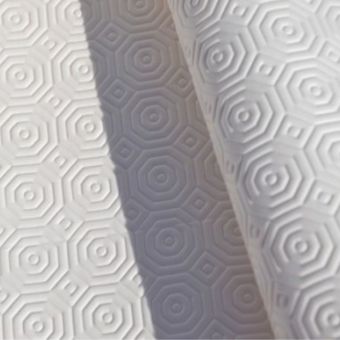Protection de table pvc Blanc 150 roulée et sans plis
