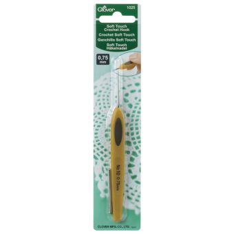 Crochet soft touch 12.5 cm x 0.75 mm acier - Clover