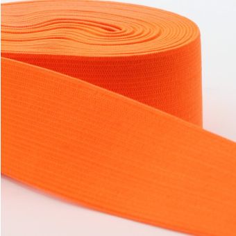 Elastique 40mm souple pour jupe orange