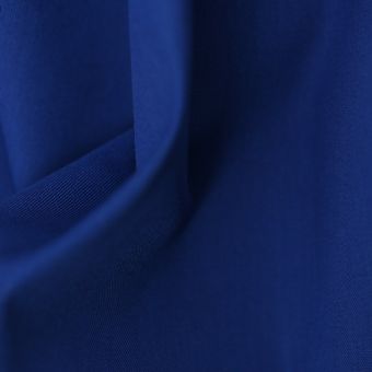 Tissu sergé uni Idéal bleu roi