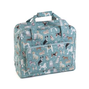 Sac pour machine à coudre motif Chiens - 20x44x38cm - Distifil
