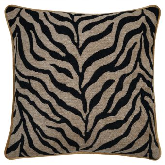 Coussin imprimé zèbre