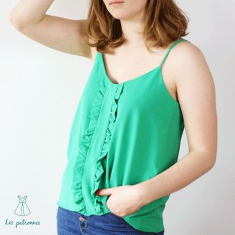 Patron femme top Klimt 34 au 46 - Les Patronnes