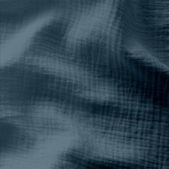 Tissu double gaze Gaby pierre bleu