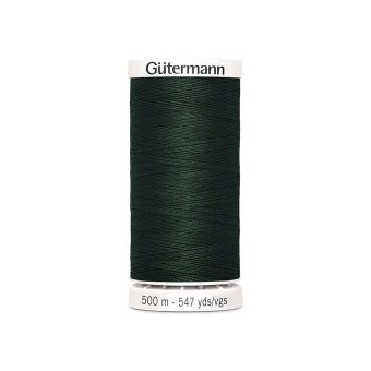 Bobine de fil pour tout coudre Gütermann - Vert foncé - COL 472