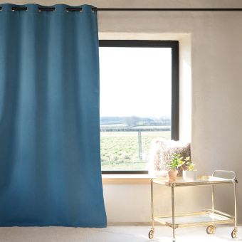 Rideau 100% occultant thermique phonique chiné - 135 x 260 cm