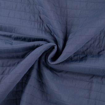 Tissu Doublure Matelassée Molletonnée Au Mètre 160 Cm - Losanges 5 Cm Noir
