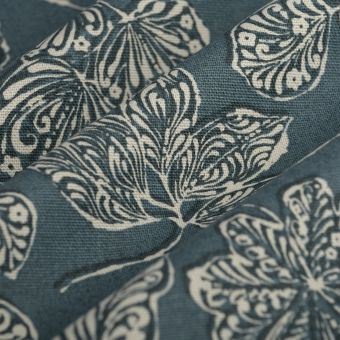 Tissu bachette Giorgia bleu 