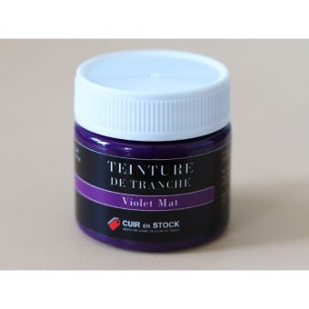 Teinture de tranche base aqueuse Cuir en Stock 50 ml - Violet Mat
