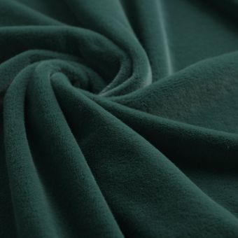 Tissu Minky lisse premium émeraude