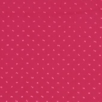 Tissu voile de coton plumetis bicolore fuchsia rose