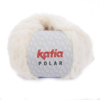 Pelote de fil à tricoter Polar écru - Katia