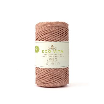 Coton Recyclé Ecovita 4 métallisé Col. 042 champagne rose