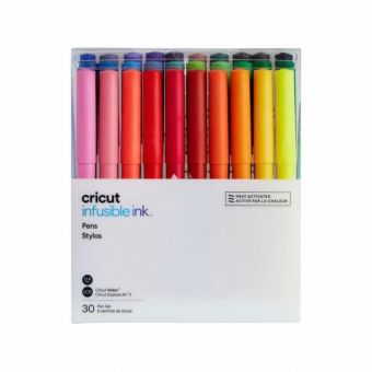 Cricut - 30 stylos assortis pointe fine infusible ink
