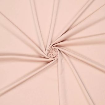 Maille lycra stretch maillot de bain unie rose pâle