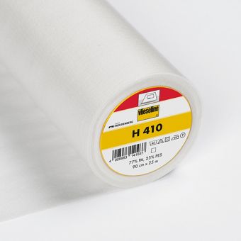 Entoilage thermocollant Vlieseline H410 blanc