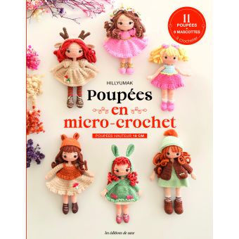 Livre poupées en micro crochet 8 poupées