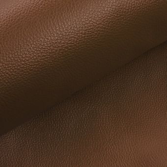 Coupon simili cuir Chocolat 50 X 70
