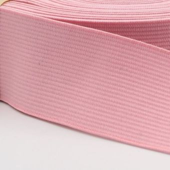Élastique souple pour jupe rose 40 mm