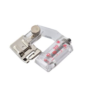 Pied de biche à biais ajustable pour Brother