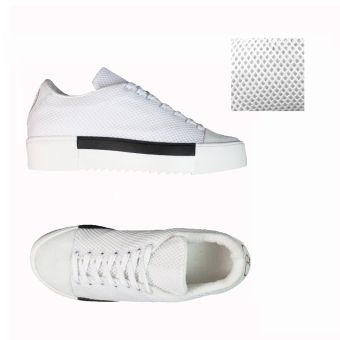 Baskets personnalisables daim maille blanches Taille 38