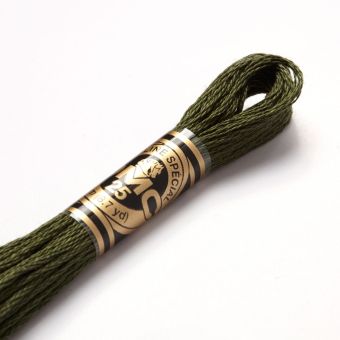 Fil mouliné à broder - Tons verts - COL 935