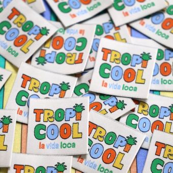 Étiquettes tissées Tropicool x6 - Marmaï