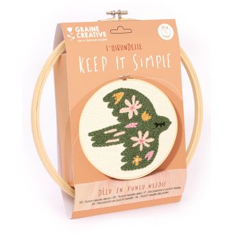 KIT PUNCH NEEDLE OISEAU