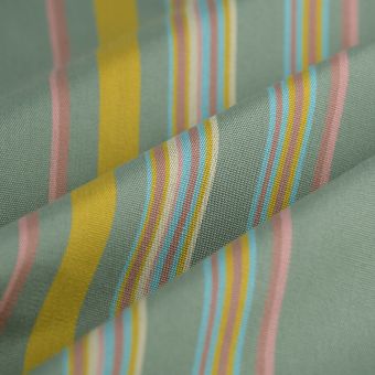 Tissu bâche plein air dralon Caribe kaki 