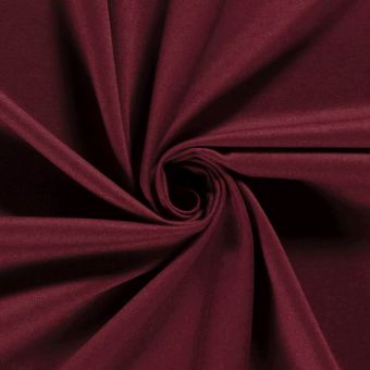 Maille milano viscose uni rouge bordeaux
