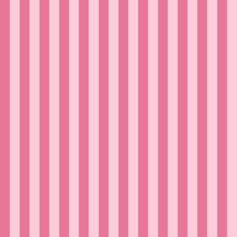 Tissu Double Gaze Rayures Couleurs Rose et Rose, coupon 1m x laize (145cm)