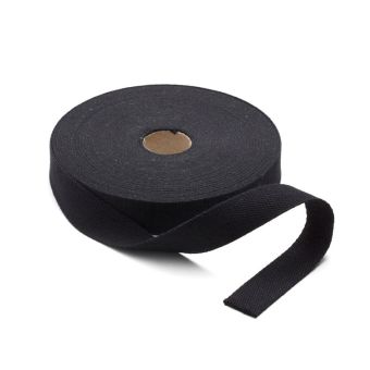 Sangle coton noire 30 mm pour sac 
