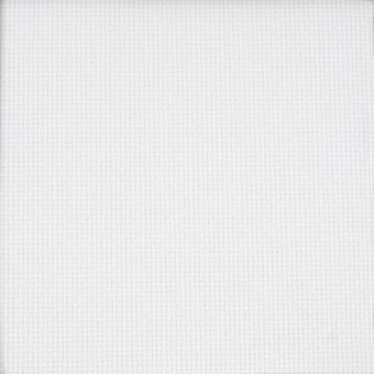 Toile Aïda à broder blanche 5,5 pts/cm