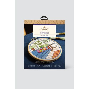 Kit DIY Broderie jardin d'hiver - DMC