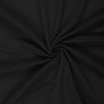Tissu pour short de bain recyclé uni noir
